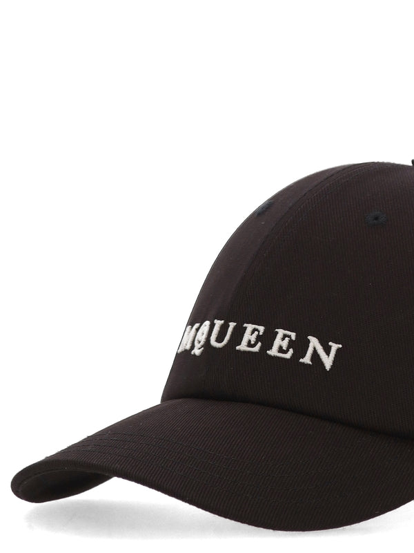 Alecander Mcqueen Black Ball Cap