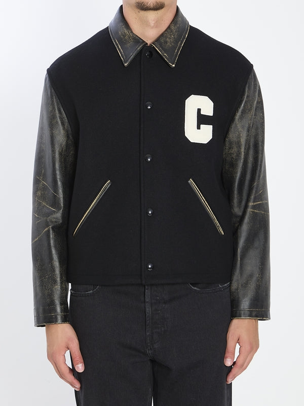 Celine Black Bomber