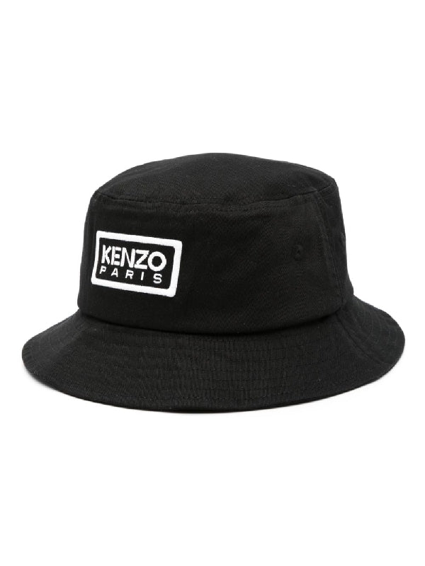 Tag logo embroidery buckethat