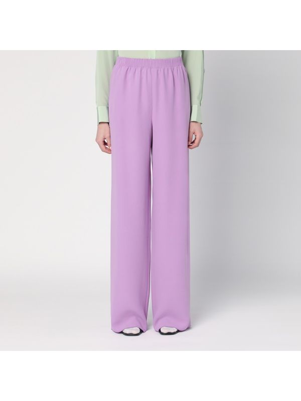 Wide Silk Trousers