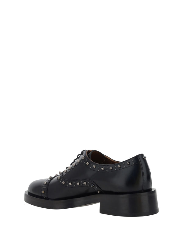 Rockstud Lace-up Shoes