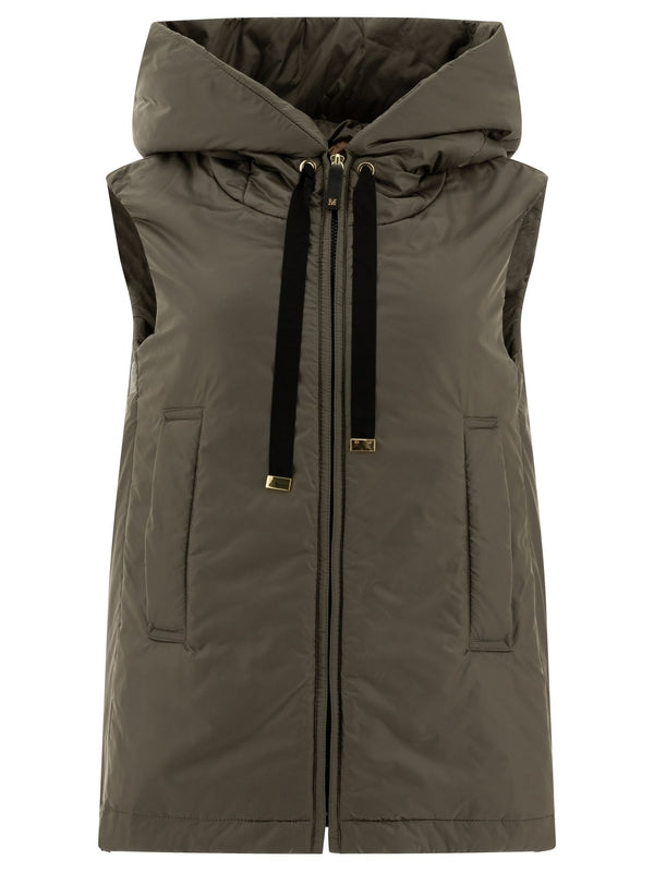 Drawstring Hooded Vest