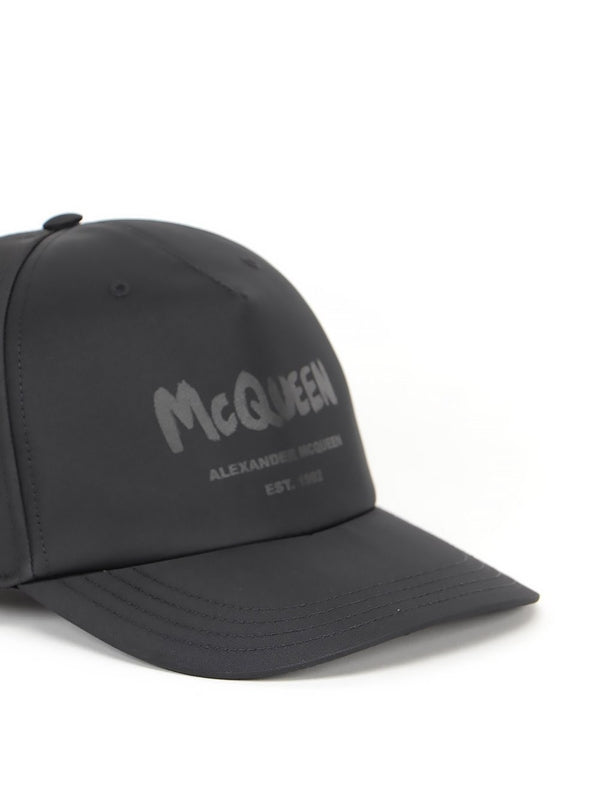 Alexander Mcqueen Black Ball Cap