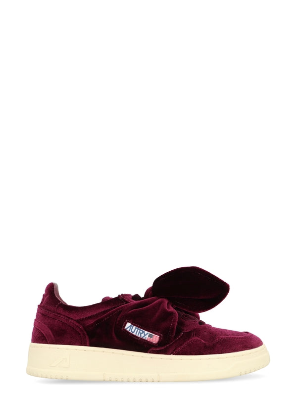 Autry Burgundy Low Top Sneakers