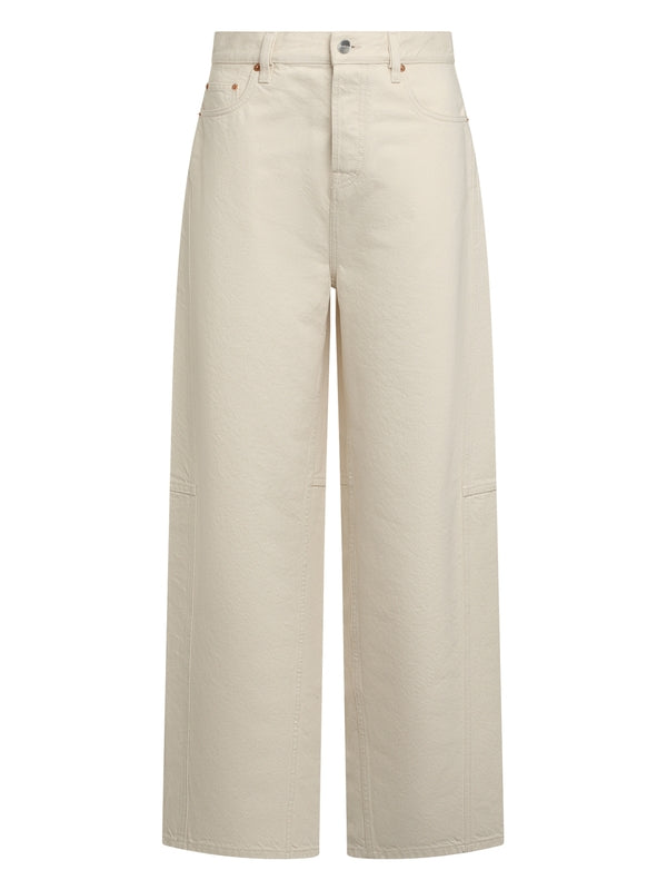 Back Logo Patch Denim Pants