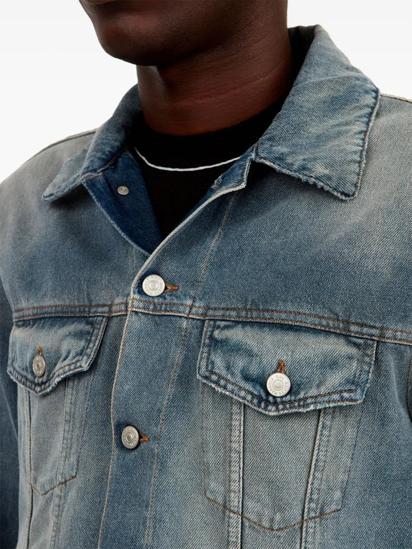 Mm6 Maison Margiela Blue Trucker Jacket