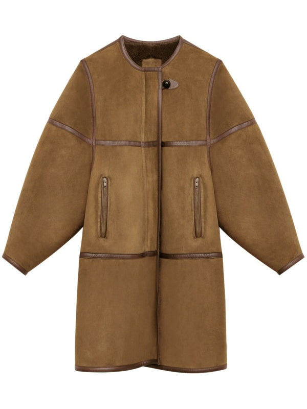 Adael Shearling Lambskin Coat