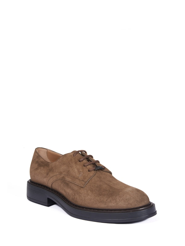 Suede Lace-Up Shoes