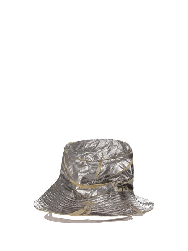 Rick Owens Silver Bucket Hats
