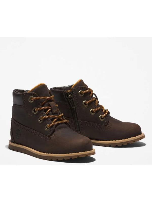Timberland Brown Lace-Up Boots