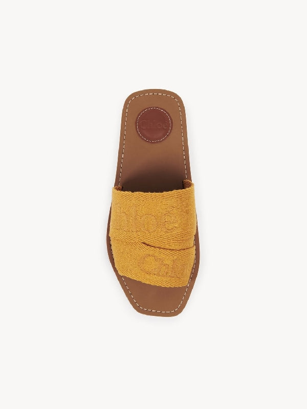 Woody Logo Band Flat Sandals