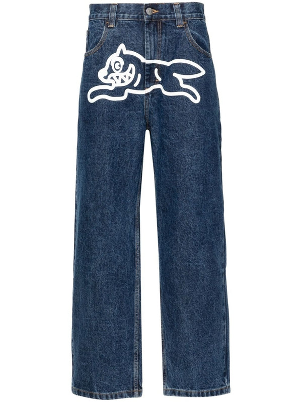 Ice Cream Blue Denim Pants