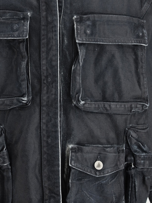 Vintage Cargo Pocket Denim
  Jacket