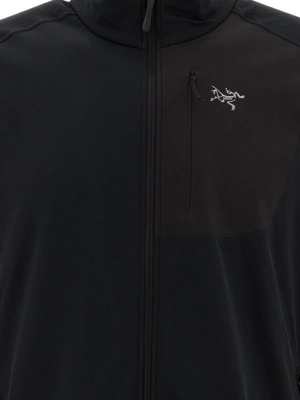 Delta Logo Detail Zip-Up Jacket