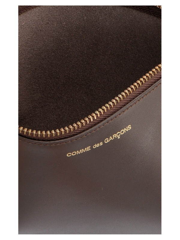 Comme Des Garcons Brown Card Holders