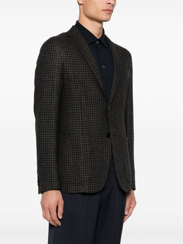 Wool Blend Single Blazer