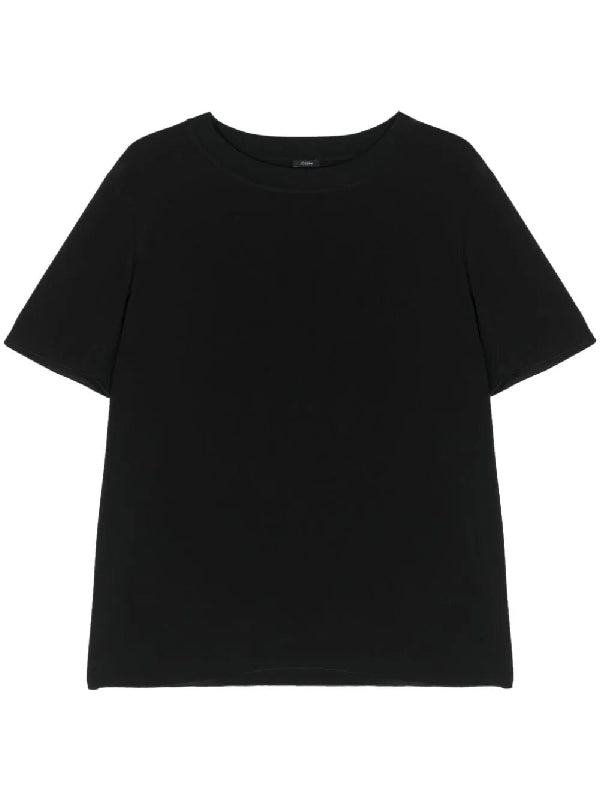 Rubin Crew Neck Silk T-Shirt