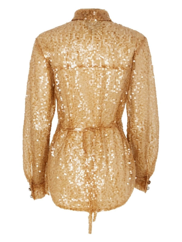 Allover Sequin Shirt