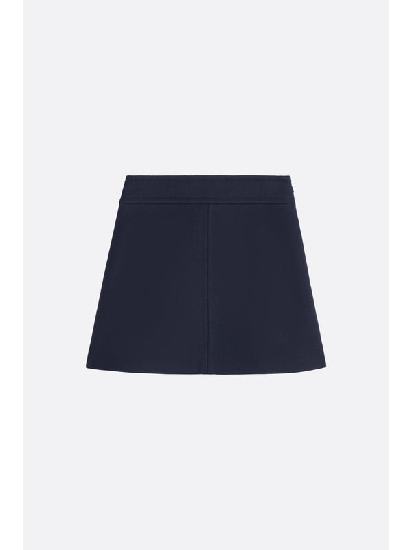 Wool Mini Skirt