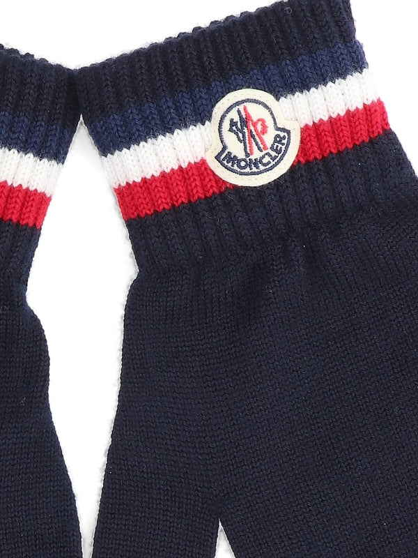 Logo Patch Wool Gloves - Jente