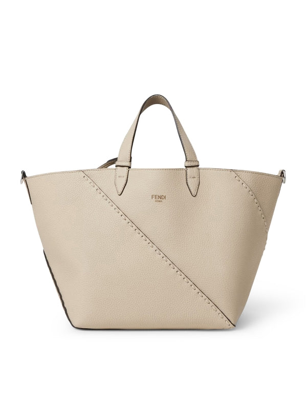 Selleria Logo Leather Tote Bag