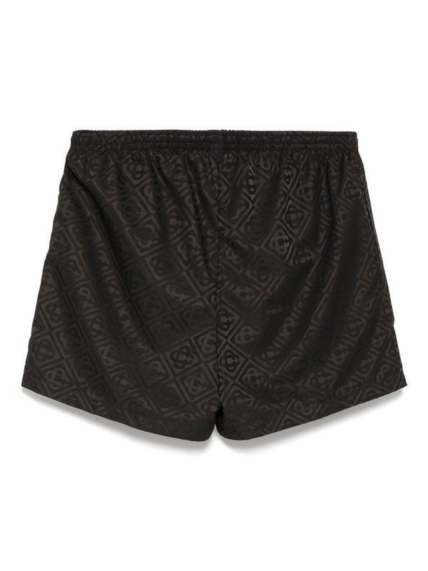 Logo Pattern Allover Swim Shorts