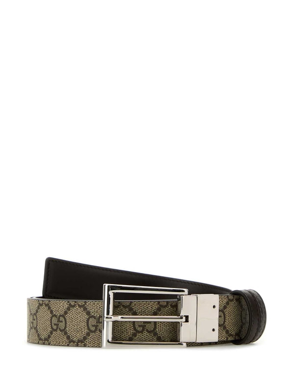 Square Buckle GG Reversible Belt