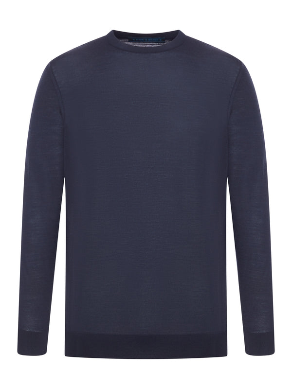 Kiton Navy Knit
