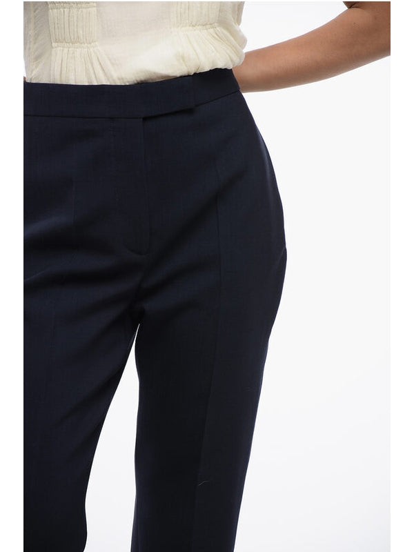 ネイビーウールテーラードパンツ