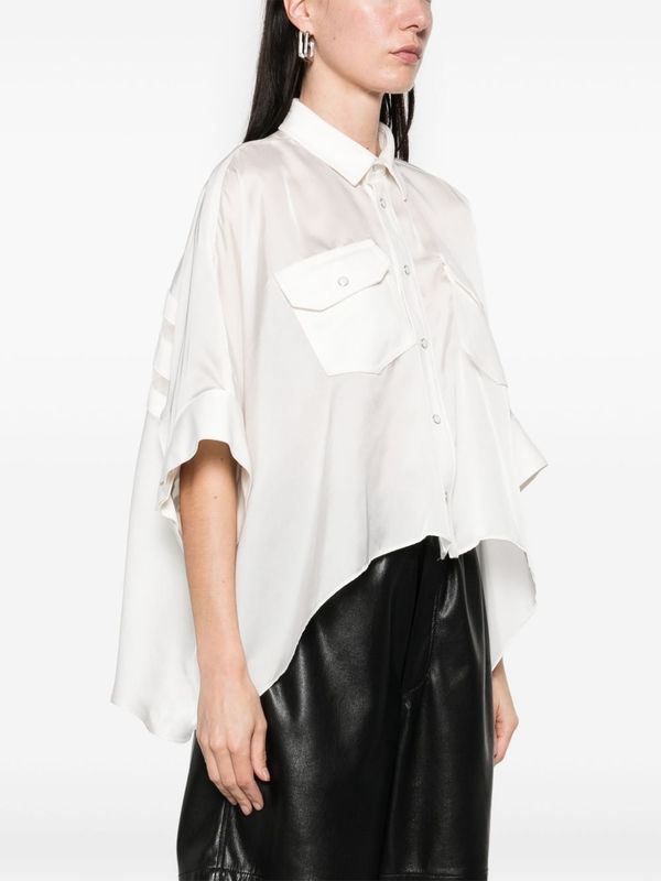 Asymmetric
  Flare Shirt