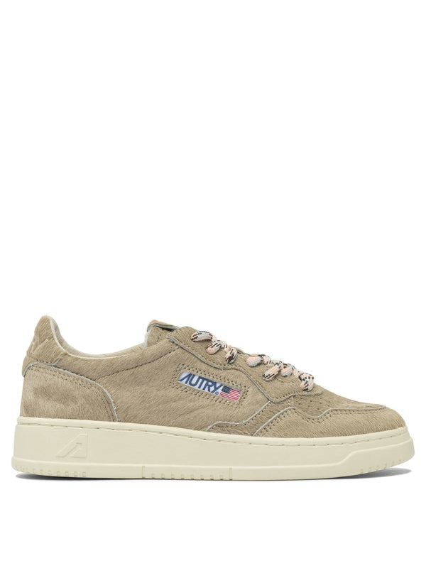 Autry Beige Low Top Sneakers