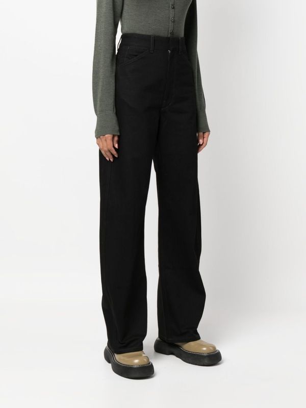 Black Cotton Pants