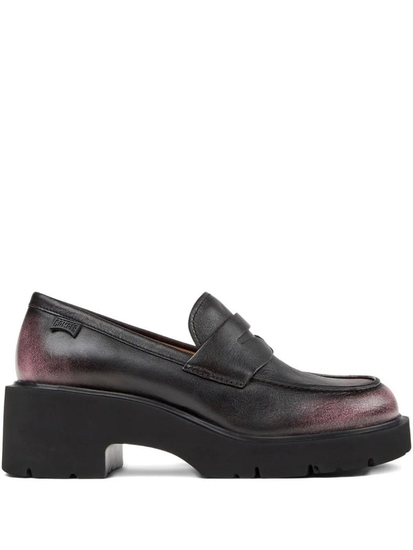Camper Burgundy Loafers