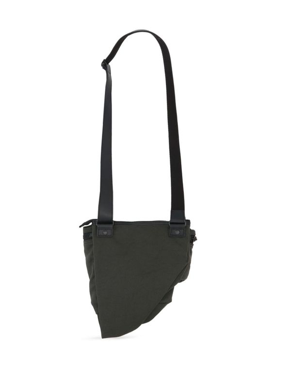 Logo Label Nylon Shoulder Bag