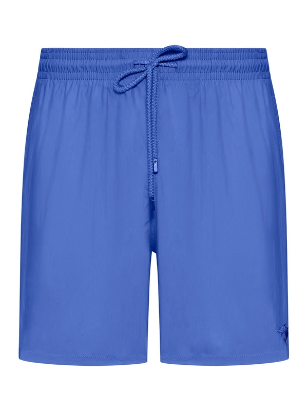 Back Logo Patch Drawstring Swim Shorts