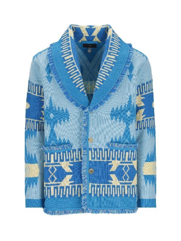 Icon Jacquard Cashmere Cardigan