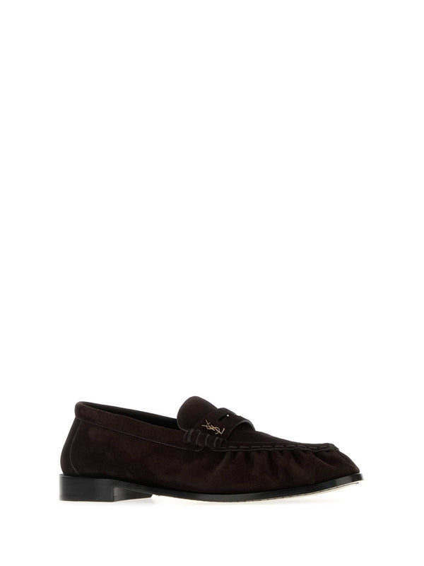 Saint Laurent Brown Penny Loafer