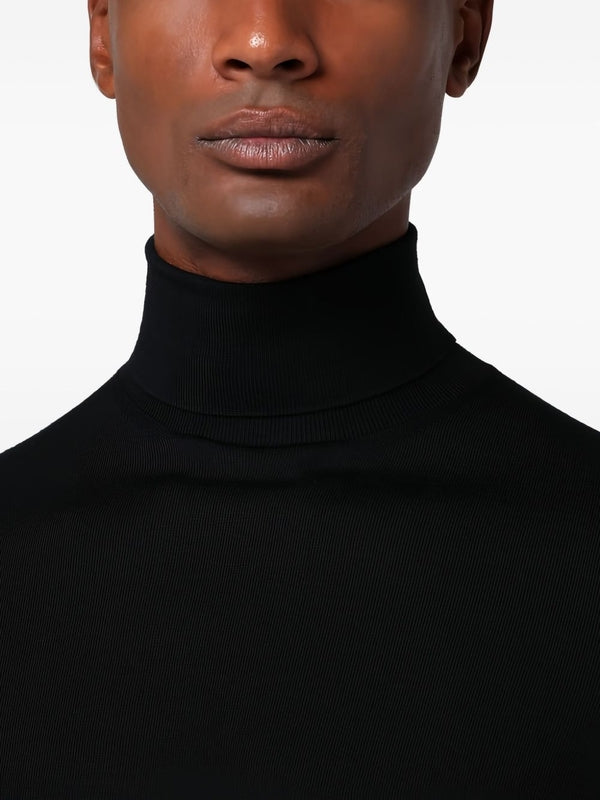 Drumohr Black Knitted