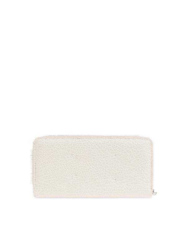 Stitch Detail Leather Long
  Wallet