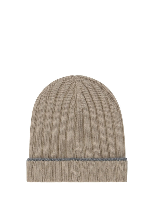 Cashmere Rib Beanie