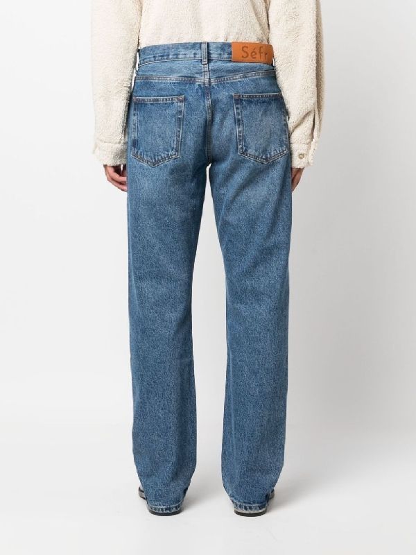 Straight Cut Denim Pant