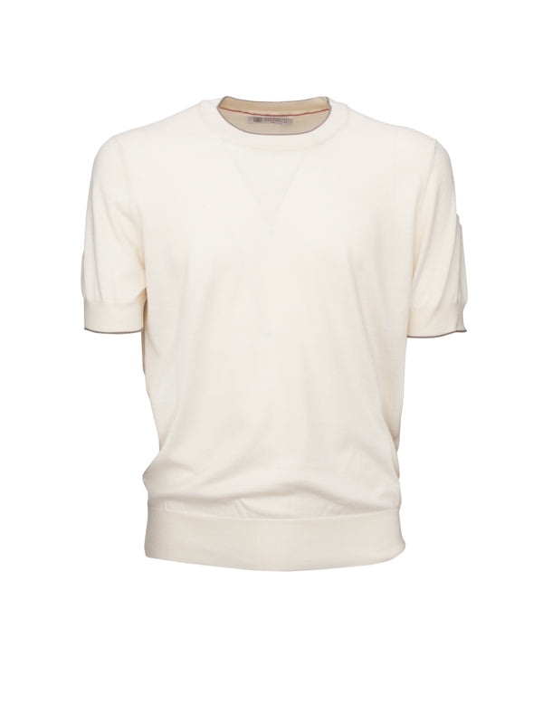 Brunello Cucinelli White Knitted