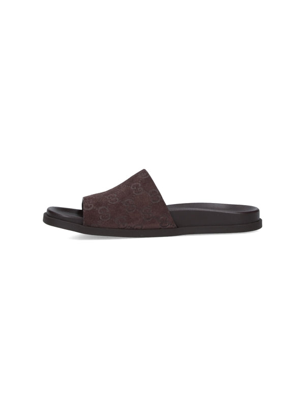 Gucci Brown Slides