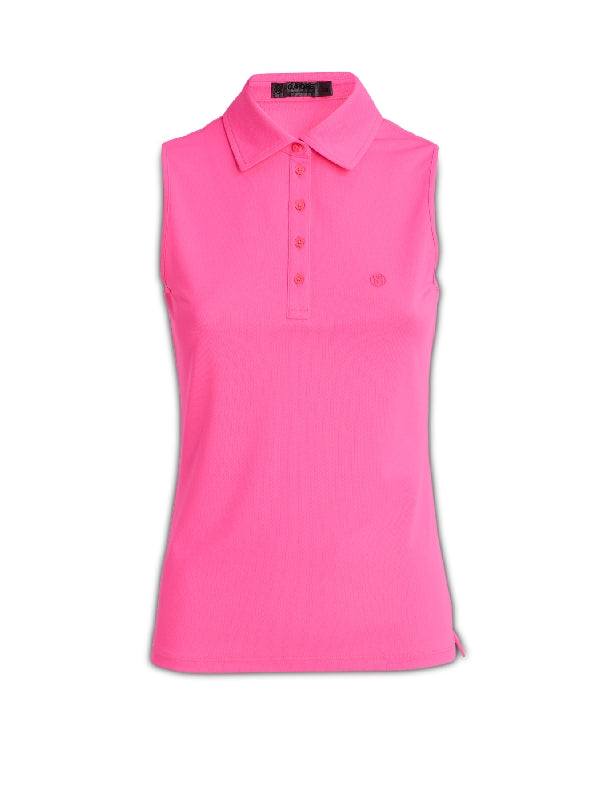 Logo Sleeveless Polo Shirt