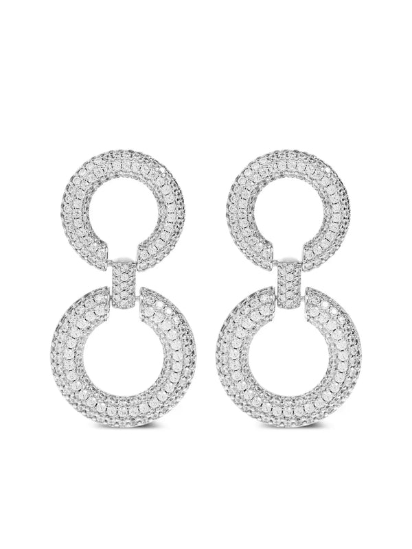 Self-Portrait Silver Earrings