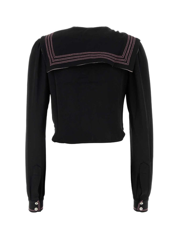 Bode Black Shirts & Blouses