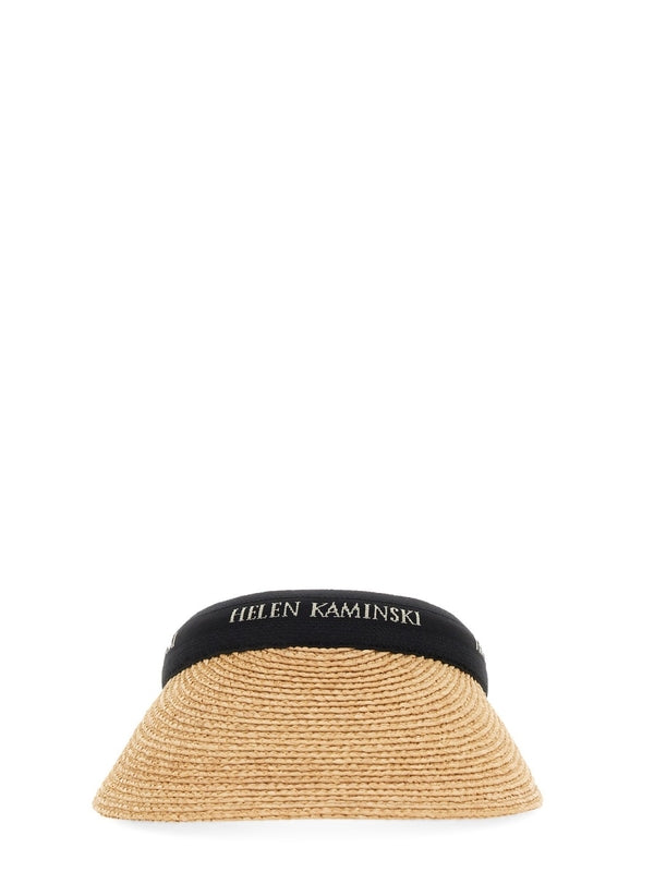 Bianca Raffia Visor Hat