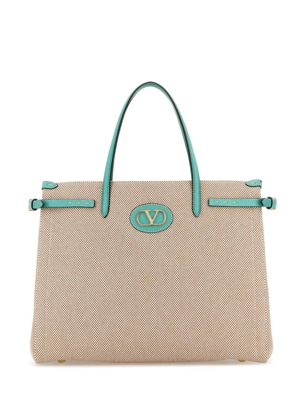 ANTIBES Logo Canvas Tote Bag