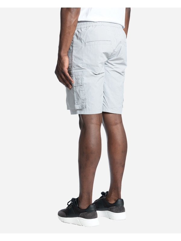 Banding Nylon Cargo Bermuda Shorts