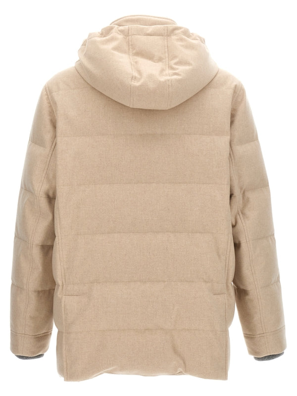 Wool Hooded Padding Jacket